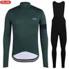 Tute da uomoSport Team Long Seve Cycling Jersey Set 2023 Camicie da bici Autunno Offroad Maglie Abbigliamento sportivo AbbigliamentoH2421