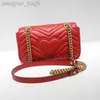 Роскошные дизайнерские сумки G Bag Mamont 22 Love Chain Bag Mini Wine God Bag из натуральной кожи 1955 Седельная сумка на одно плечо Женские сумки