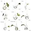Vazo top bahçe malzemeleri hidroponik yaratıcı bitki potu teraryum konteyner asılı cam vazo