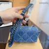 16CM Denim Mini Wallet Women Crossbody Designer Bag Black And Blue Luxury Handbag Cute Shoulder Bag Coin Purse Evening Clutch Card Holder Pochette Fanny Pack Sacoche
