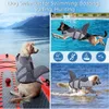 Vêtements pour chiens Gilet de sauvetage en forme de requin Gilets Ripstop Lifesaver avec poignée de sauvetage Maillot de bain de sécurité pour animaux de compagnie pour piscine natation plage navigation de plaisance