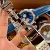 Men s Sports Luxury Watch Chronology Aviation Series 1 Luxury Watch Multifunctional Chronology VK Quartz 43mm Leather Strap Blue Black Sapphire Watch Waterproof