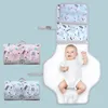 Mignon bébé matelas à langer Portable pliable lavable imperméable matelas matelas à langer tapis réutilisable voyage coussin couche 240130