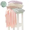 Blankets Baby Bath Towel Swaddling Solid Soft Multifunctional Absorb Water Quick Dry Sleeping Cover For Born Girls Boys