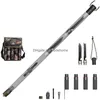 Trekking Poles Dropshi Walking Stick Outdoor Defense Tactical AlpenStock vandringskamutrustning Mtifunktionella pinnar 220104 Drop Deliver Dhuap