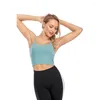 Aktiva skjortor Yoga Top Nylon Women Bh Sexiga toppar Kvinna andas Sport Underkläder Fitness Elastic Workout Sports Gym