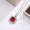 Pendants Luxurious Necklace For Women Dazzling Multicolored Zircon Pendant High Quality Savings Party Jewelry Necklaces