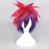 Perruque de Cosplay Sora, fournitures de fête, Anime No Game Life, perruque moelleuse, couleurs mélangées, résistante à la chaleur, cheveux synthétiques, bonnet gratuit