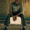 Erkek Tişörtler Yüksek Sokak Haçları Baskı Aziz Michael T Shirt Tee Erkekler Kadın En Kaliteli Pamuklu Vintage Yıkanmış Siyah Büyük Boy Tişört Üst Q240201
