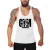 Herrtankstoppar gym krigare muskel killar y bakbullstopp mens kroppsbyggande kläder fitness stränger singlets träning ärmlös väst yq240131