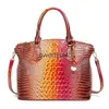 Sacs à bandoulière Fasion Coloré Alligator Femmes et sacs Designer Rétro Crocodile Paern Sac Fourre-Tout De Luxe Pu Leater Soulder CrossbodyH2421