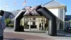 2024 Inflatable Rainbow Stage Arch Popular Arch Commericial Outdoor Event Stores Open Advertising Inflatables Archs