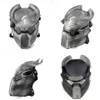 Alien vs Predator Lonely Wolf med lampa utomhus Wargame Tactical Full Face CS Halloween Party Cosplay Horror Mask Y2001032849