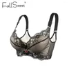 Bras FallSweet Plus Tamaño Mujeres Sujetador Push Up Acolchado para Sexy Copa Gruesa Brassiere Femme