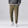 Winter Thickened Fleece Mens Pants Solid Color Casual Polar Trousers Outdoor Sweatpants Cold Warm 240130