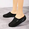 Sandalen luchtkussen slip-on dames wandelschoenen orthopedisch diabetische dames platform muilezels gaas lichtgewicht slippers wig vrouwelijke sneaker