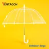 Umbrellas Children Transparent Umbrella Fashion Large Dome Windproof Kids Lightweight Clear Bubble Princess For Boy&girl