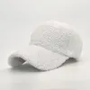 Ball Caps FUODRAO 2024 Autumn Winter Baseball Cap For Women Lamb Wool Warm Hats Girl Snapback Men Outwear Sun Hat B32