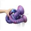 Plug Anal lumineux 56 cm de Long godemichet anal en Silicone godes anaux avec ventouse tentacules de poulpe Anal Xxxl Plug Massage de la prostate 240129