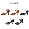 Современная обувь для танцев, обувь для девочек, женская обувь для латинских танцев, женская обувь для бальных танцев, танго, закрытая обувь для сальсы, 240125