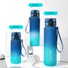 5006001000 ml Sports eau Portable étanche Shaker bouteille en plastique Drinkware 240129