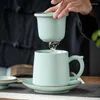 Tasses Tasse de thé de bureau Ruyao de haute qualité tasse en céramique avec couvercle filtre boîte-cadeau d'eau pour le père et le mari de l'homme