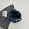 Borse da sera Borsa tote grande da donna Borsa a mano blu denim di lusso Borsa da viaggio trapuntata moda per studenti universitari Borsa a tracolla per laptop da lavoro