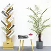 Decorative Flowers Large Artificial Fern Leafs Tree Fake Palm Plants With Pot Trunks Faux For Indoor And Outdoor Modern Decoration