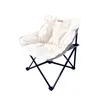 Mobilier de Camp chaise pliante ultra-légère Portable lune équipement de Camping plage tabouret de pêche