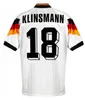 Alemanha Retro Jersey 1988 1990 1992 1994 1998 Littbarski Ballack Klinsmann Matthias Home Away Soccer Shirt Kalkbrenner Vintage Jersey 1996 2004 2014