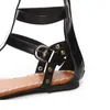 Sandalen Luxus Schuhe Frauen Designer 2024 Sommer Flache Sexy Europäischen Amerikanischen Stil Römischen Große Coole Stiefel 1920-2