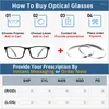 Sunglasses Frames Fashionable Retro Personalized Carved Design TR-90 Big Frame Glasses Men Optical Prescription Anti Blue Light Computer