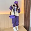 Clothing Sets Girls Autumn Spring Leisure 2Pcs Hoodie Pants Sports Suits 4-14 Years Teenage Kids Trend Tracksuits Children