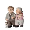 Dekorative Figuren Großeltern Modell Ornament Kreative Sweety Lovers Paar Ornamente Moderne Heimdekoration Wohnzimmer Für Bürotisch