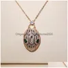 Earrings & Necklace Top High Quality Jewelry For Women Snake Pendants Thick Suit Fine Custom Luxurious Earrings Classic Elements Of S Dhjze