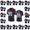 ヒューストン''texans''men 27デュークジョンソン4デシャウンワトソン99 J.J.ワット90 Jadeveon Clowney Custom Custom Youth Navy Limited Jersey