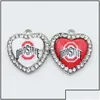 Charms Us Ncaa Football University Team Ohio State Buckeyes Dangle Charm Diy Necklace Earrings Bracelet Bangles Buttons Sp Jewelshops Dhwfb