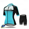 Survêtements pour hommes Ensembles de cyclisme Vêtements 2023Équipe Ropa Ciclismo Mujer Short Seve Jersey SetBike Uniforme Maillot CicH2421