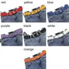 Belts Casual Design Vintage Ladies Dress Strap Double Pin Buckle Waistband Nylon Braided Belt Weave Waist Band