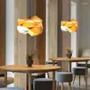 Hanglampen Zuidoost-Aziatische stijl Art Decor Houtverlichting Restaurant Keuken Eetkamer Bar Hangende kroonluchters Opschorten