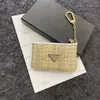 Kvinnor Män Purses Mens Key Coin Clutch Mini Bag Wallet Purse Purse Läder Läder Plånböcker Coin Purse Kreditkort Keychain Dragkedja Pocket Damer Handväskekort Kortpaket