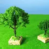 Dekorativa blommor 4 Väskor Micro Landscape Tree Powder Artificial Grass Scene Material Arkitektonisk modell