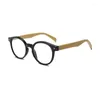 サングラスAhora 2024 Europeamerica Reading Glasses Womenmen Wood Legh Perbyopia Eyeglasses Iewear 1.0 1.5 2.0 2.5 3.0 3.5