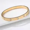 Original 1to1 C-Arter Armband Rostfritt minimalistiska smycken Stål Full Diamond 18K Guld Hot Selling Womens Sidylexov0