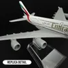 1.400 scala metallo replica di aerei Emirates Airlines A380 B777 aereo pressofuso modello aereo da collezione giocattoli per ragazzi 240118