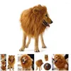 Dog Carrier Lion Mane Wig With Ears For Large Halloween Clothes Dress Up Pet Costume Supplies Cat Cosplay Cute Prop