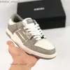 Amiiris 2024 Top White Shoes 디자이너 신발 최고 품질 고품질 고품질 고품질 고품질 스니커즈 로우 뼈 최고 검은 색 스켈 리틀 남성 새로운 캐주얼 보드 CP1F