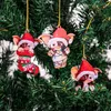 Decorazioni natalizie Simpatico albero di Chrismtas Pendenti in acrilico Gremlins Calzini da fata Ornamenti natalizi Drago volante Appeso per la casa