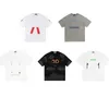 Nouveaux hommes Designer T-shirt Hommes T-shirt Femmes T-shirts Printemps / Été Col rond Pur coton Lettre Logo Impression colorée Couple de haute qualité Casual Loose Tees Man Top