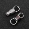 مفاتيح مفاتيح Lanyards Titanium Alloy-keychain connection parts Universital Small Tool EDC سلسلة مفاتيح جديدة في اتجاهين Q240201